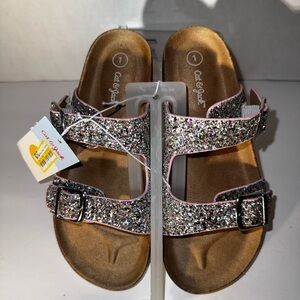 Cat & Jack Multicolor Glitter Sandals